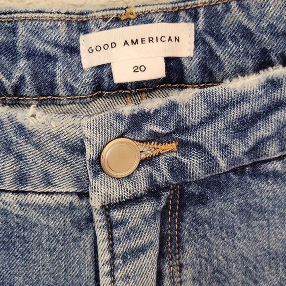 Good American Jeans Size 20 Medium Wash High Rise Blue - Picture 2 of 6